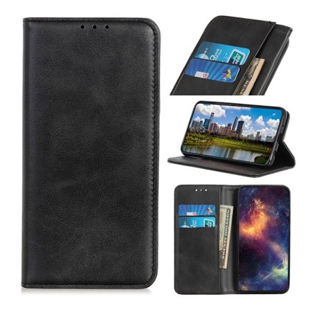 Samsung Galaxy S10 Split läderfodral - Svart