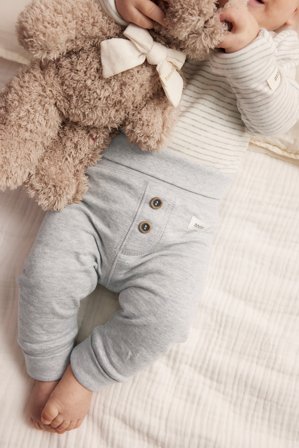 Newbie | Leggings baby | Gråmelert