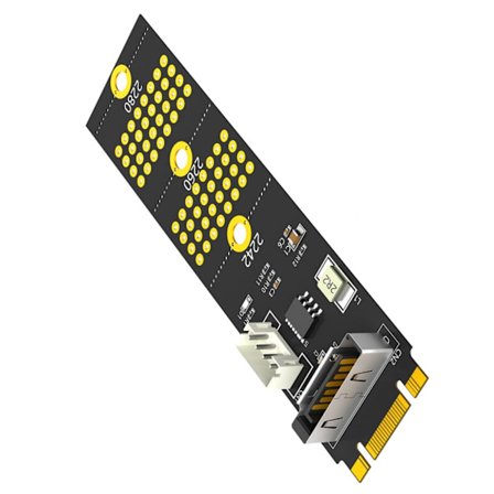 M.2 NGFF B+M Key til 2,5 tommer SSD kabinet Harddisk kabinet M.2 SSD'er