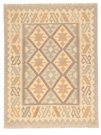 Tappeto Persiano Chiaro Nomad Kilim 152X194 Arancione/Beige (Lana, Persia/Iran)