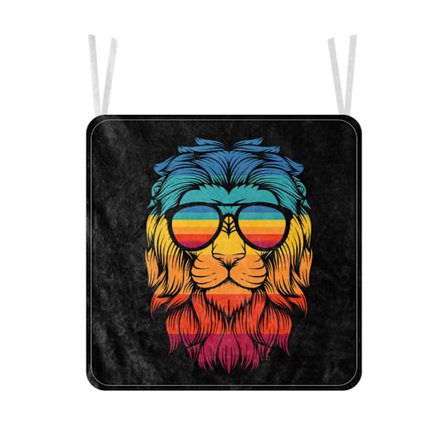 Flanell stolsdyna 12mm tjock svamp bekväm matstol dyna för hemmakontor bar CJJ1526 35x35cm