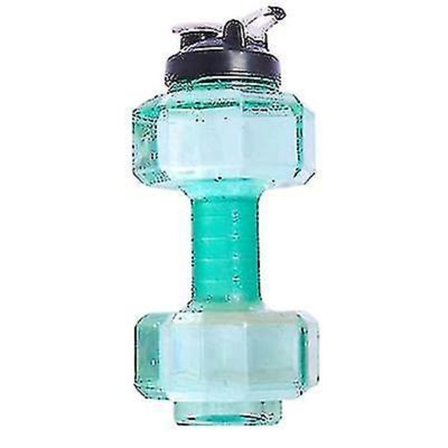 2,5 l Hantel Fitness vattenflaska, bärbar vattenkopp kan användas som fitness