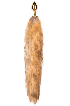 Easytoys Fox Tail Plug No. 1 Gold - Woome.pl