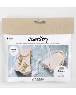 Hobbysett Smykker Aventurinmix - Creativ Company