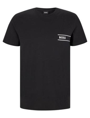 Tshirtrn 24 Underwear Night & Loungewear Pyjama Tops Musta BOSS