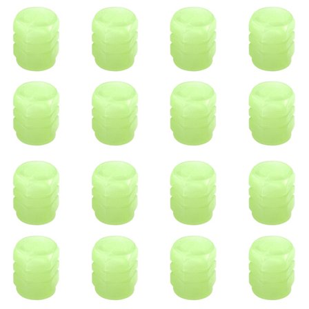 16 st Däckventilstamlock Självlysande Universella Stammskydd för Bilar Lastbilar Motorcyklar Cyklar