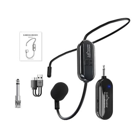 Langaton mikrofoni ammattikäyttöön, 50 m vakaa lähetys, päämikrofoni-hhny A A