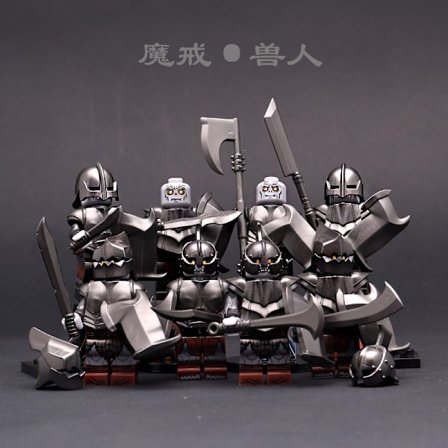 8 stk Ringenes Herre Dol Guldur Orker Gundabad Orker Mordor Orker Minifigurer Byggklosser Action Lekefigurer
