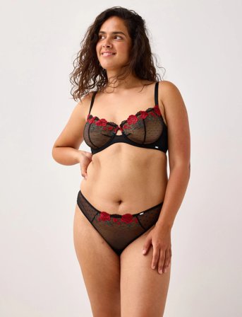 Lindex Brief Brazilian Belle - Black - XL