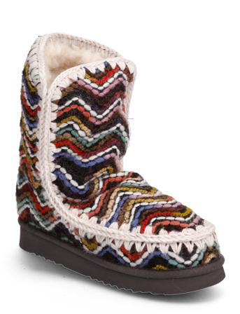 Eskimo 24 Wool Fabric Shoes Wintershoes Tall Winter Boots Multi/mønstret MOU