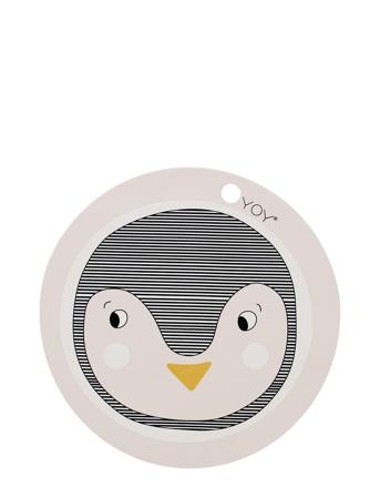 Placemat Penguin Home Meal Time Placemats & Coasters Vaaleanpunainen OYOY Living Design