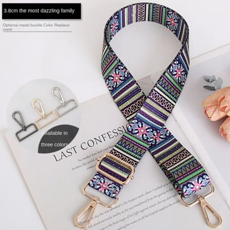 Sateenkaari Laukun Hihna CrossBody Laukun Hihna HOPEINEN 2 HOPEINEN 2