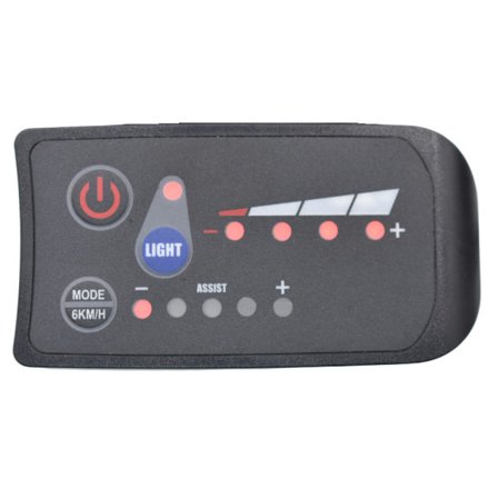 6pin S810 E-cykelmätare LED-display Ip65 36v Uart för elcykel