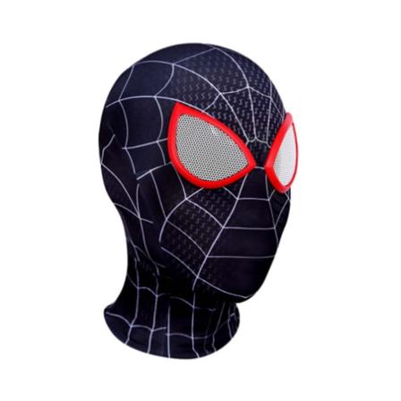 Spider-man Cosplay Mask Unisex Kids Hodeplagg Halloween Prop B