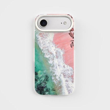 Eco-Friendly PLNTPRTCT Phone Case Teal Blush, Made with Plants, iPhone Air