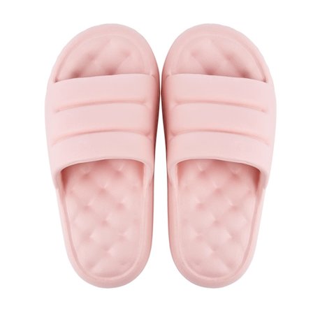 Slidesandaler til kvinder, brusetøfler til badeværelser med pudeplatform (STØRRELSE: 40-41)