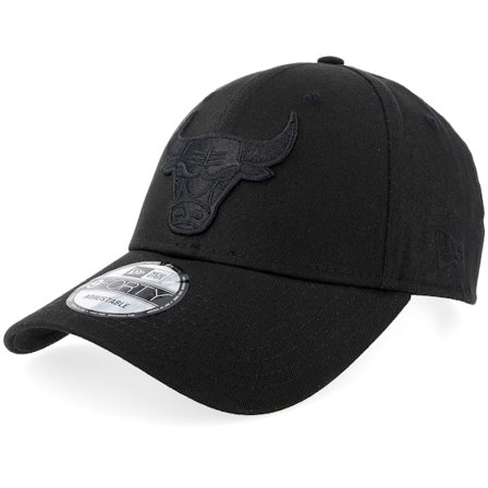 New Era - NBA Preto adjustable Boné - Chicago Bulls NBA Essential 9FORTY Black/Black Adjustable @ Hatstore