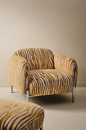 Jotex - Sessel Goldfarbig zebra - RAMON - Kaufe Sessel bei Jotex