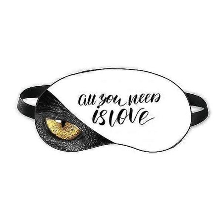 All You Need Is Love Citat Stil Ögon Huvudstöd Mörk Kosmetologi Skuggskydd
