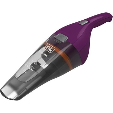Langaton käsipölynimuri - BLACK & DECKER - NVC115W-QW - 8 AW - 3,6 V 1,5 Ah - Bordeaux