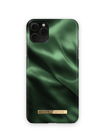 Unisex Hülle, iPhone 11 Pro Max Emerald Satin Handyhülle
