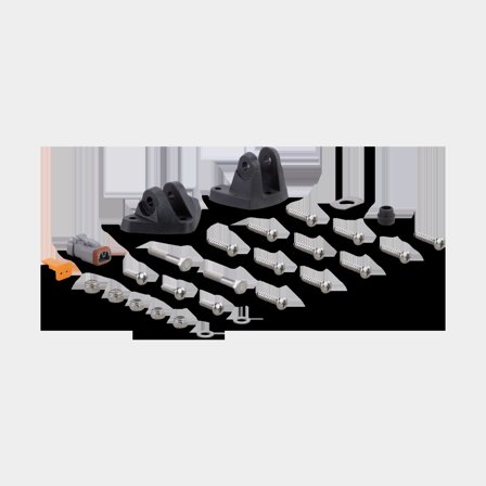 Kit de montaje para cilindros de flaps de trimado Dometic Edge, compatible con cilindros estándar (11.5′′) y largos (13′′)