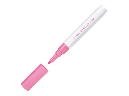 PILOT Märkpenna Pintor Fine spets, 1,0 mm, rosa - Lyreco - Kontorsmaterial - Pennor - Märkpennor - Rund spets