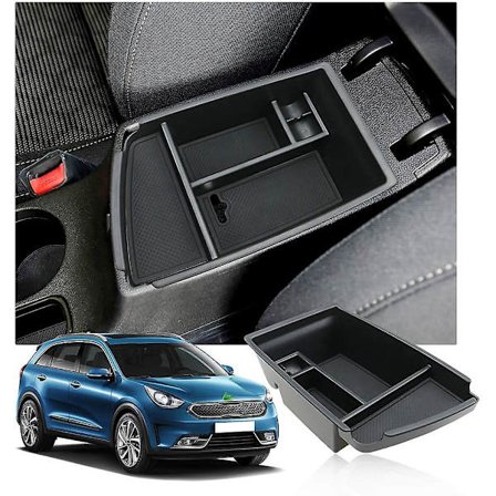 Bil Armstöd Organizer för Niro Mittkonsol Armstöd Bricka Handskfack Förvaringslåda Interiör H-C213