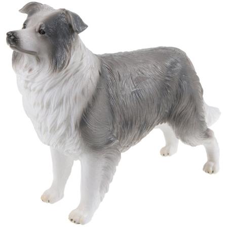 Simulering Hund Figur Plast Hund Modell Hund Figur Hund Statue Pedagogisk Rekvisitt