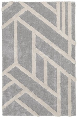 Scarpa 200X300 Grau/Naturweiß Art Deco Teppich