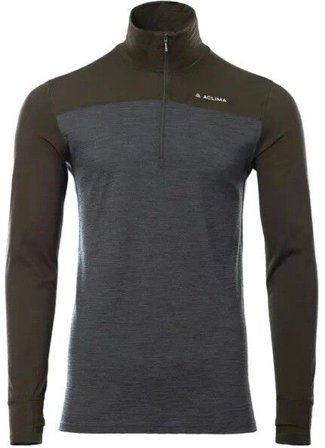 Aclima LightWool 180 Polo w/ zip M's Tarmac/Marengo