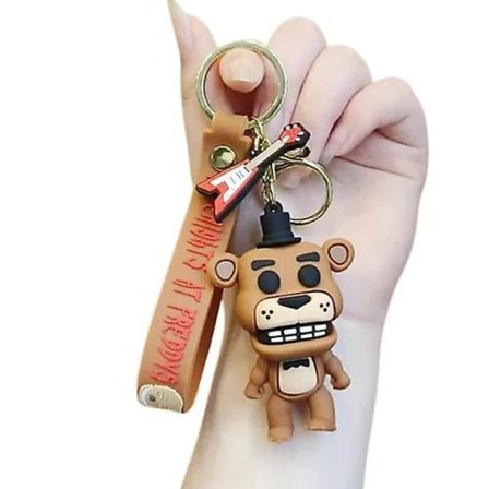 Sarjakuva Peli Toimintahahmo Fnaf Freddy's Fazbear Karhu Nukke Malli Lelu Five Nights Freddy Avaimenperä Lahjaksi 3