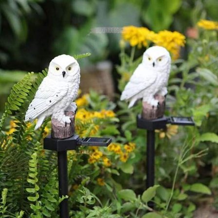 Garden Owl Outdoor Solar LED Trädgårdsljus