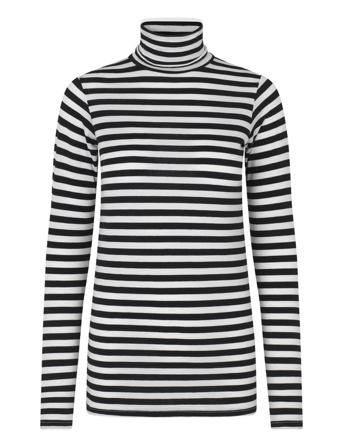 Melina T-Neck Tee Patterned Second Female