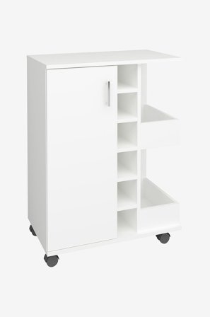 VCM - Kjøkkenvogn Esilo M - Hvit - Hyller & oppbevaring - Fra Homeroom