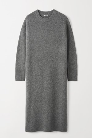 Soft Goat - Oversize Dress - Cashmere dress - M - Grey