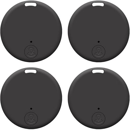 4-Delars Set GPS Tracker Smart Locator med Bluetooth, Mini Trådlös Tracker och Nyckel