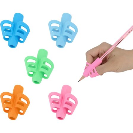 5 kpl Kirjoitusapuvälineitä Lapsille, Kynäote Lapsille, Silikoninen DXGHC