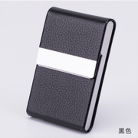 Visittkortetui i metall, lomme for visittkortetui, kortetui