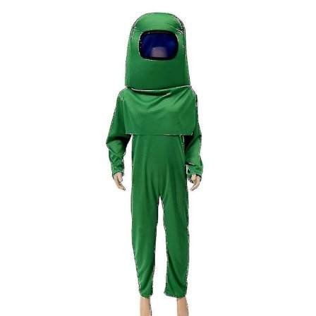 Among Us Kostymer Barnkalas Fancy Dress Set-a Green