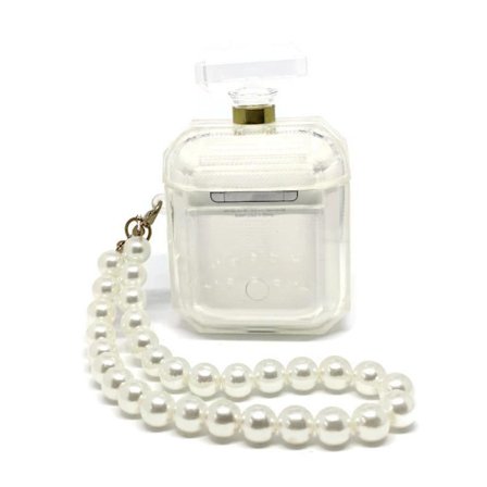 AirPod Taske Gennemsigtig parfymeflaske guld