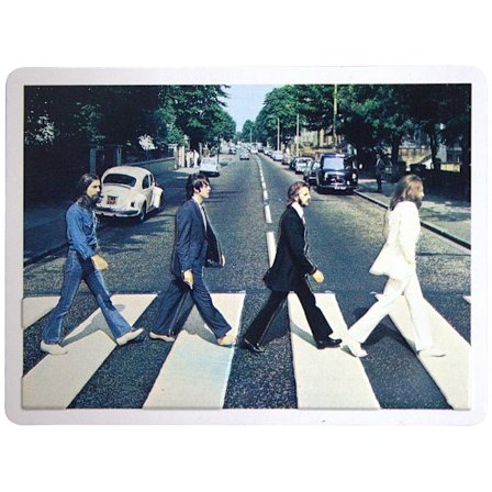 The Beatles Abbey Road Präglad Kylskåpsmagnet One Size Multicol