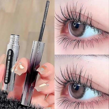Metal Mascara Vandtæt Vaskbar Børsteløs Løft Langtidsholdbar Let At Fjerne Ingen Udtværing Hele Dagen Vippe Makeup