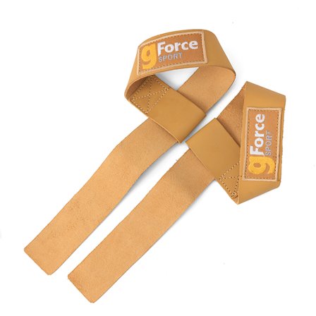GForce Lifting Straps Lær Brun