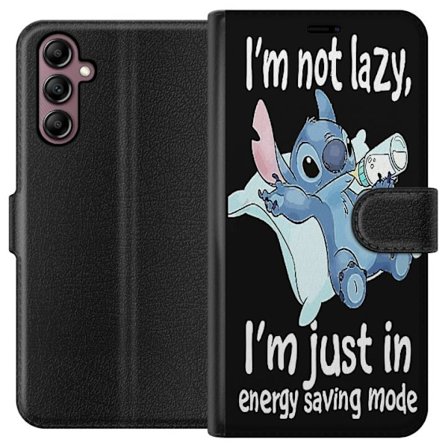 Kompatibel Tegnebogsetui til Samsung Galaxy A14 5G Strikke Tekst