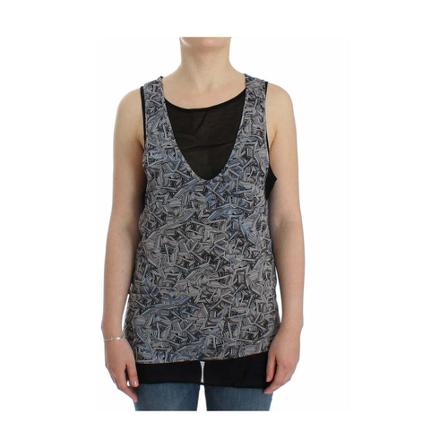 Costume National sleeveless top , Zwart , Dames , Maat: L
