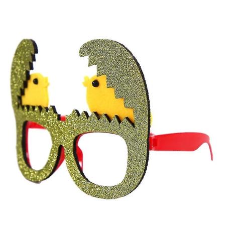 Påskglasögon Kaninägg Kyckling Glitter Ögonbågar Roliga Klä upp dig Fest Dekoration Vuxna Barn Present Z 3