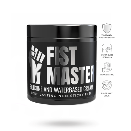 Fist Master Silicone & Waterbased Cream 500ml - Vuxen.fi - Liukuvoiteet