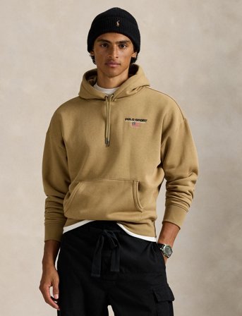 Polo Ralph Lauren Relaxed Fit Polo Sport Hoodie - Brown - S