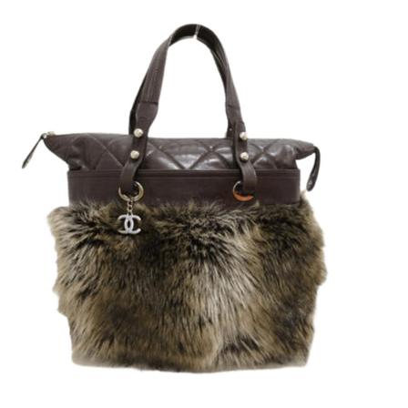 Chanel Vintage, Pre-owned Paris Biarritz Bruin, Dames, Maat:ONE Size